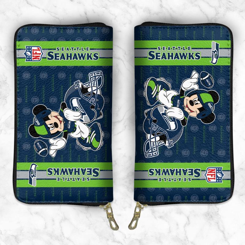 Seattle Seahawks Wallet Mockup - Back