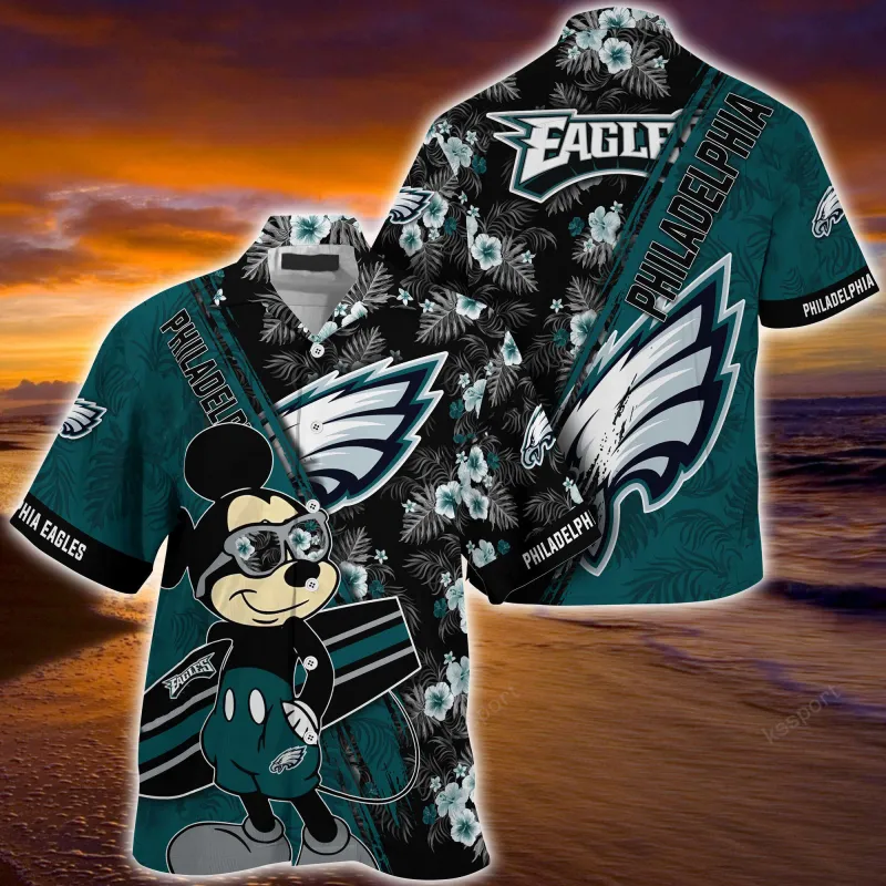 Philadelphia Eagles Hawaiian Shirt Sizing Chart