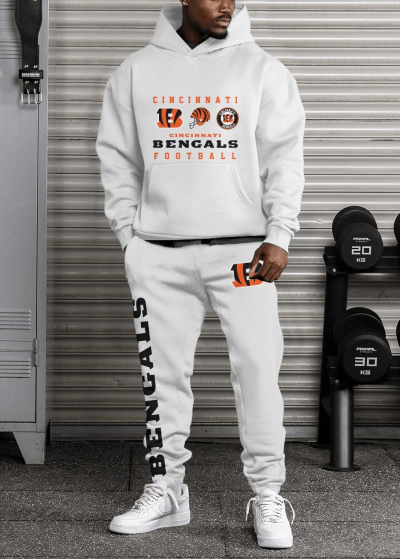 Cincinnati Bengals Combo Pullover Hoodie and Sweatpants