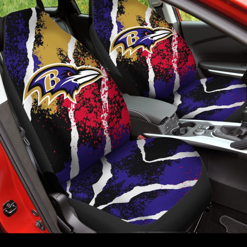 Baltimore Ravens Car Seat Covers
