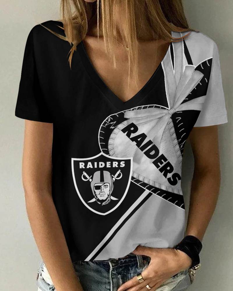 Las Vegas Raiders V-neck T-shirt