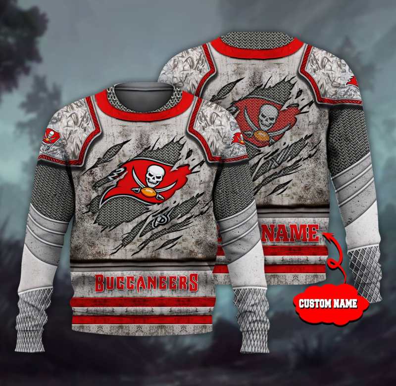 Tampa Bay Buccaneers Personalized All Over Printed 602 6 Personalized Tampa Bay Buccaneers Sweater