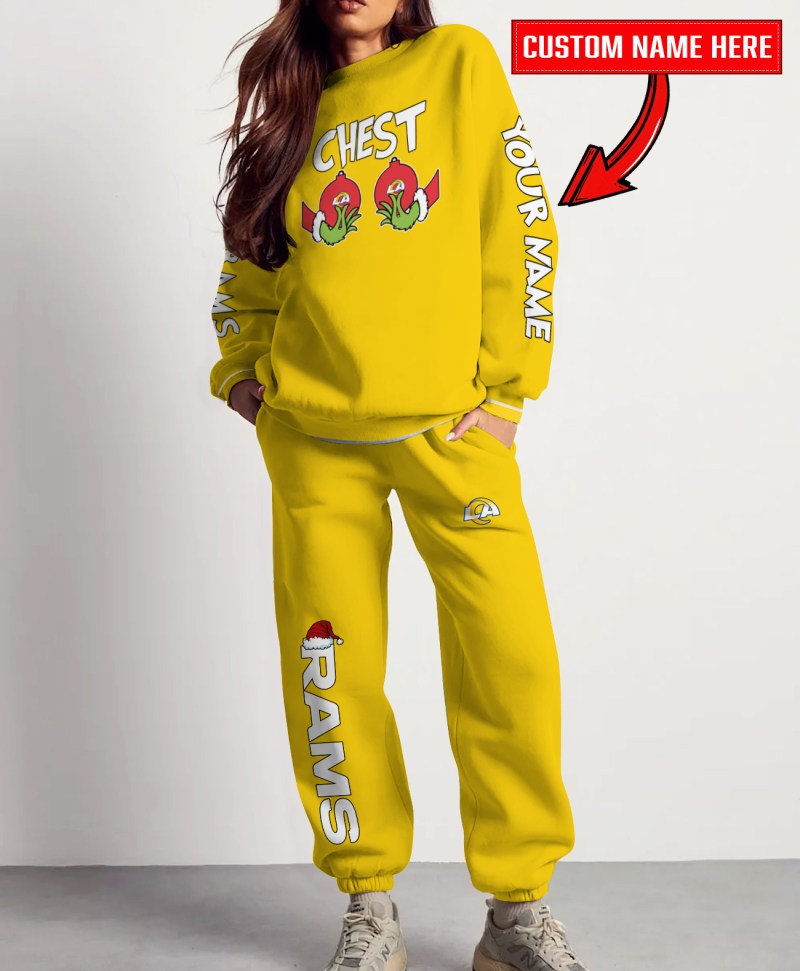 Los Angeles Rams Sweatshirt and Sweatpants Christmas Collection
