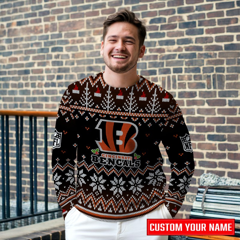 Cincinnati Bengals Ugly Christmas Sweater 4