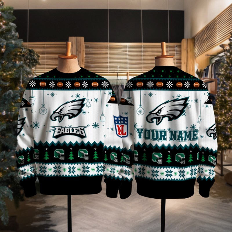 Philadelphia Eagles Premium Ugly Christmas Sweater