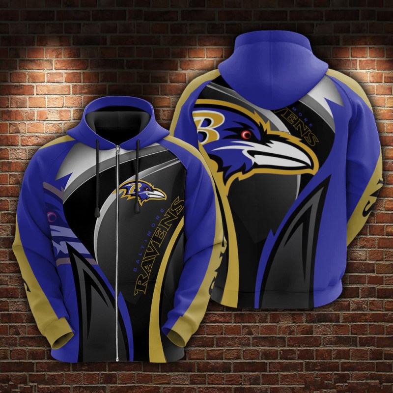 Baltimore Ravens Hoodie - Side View