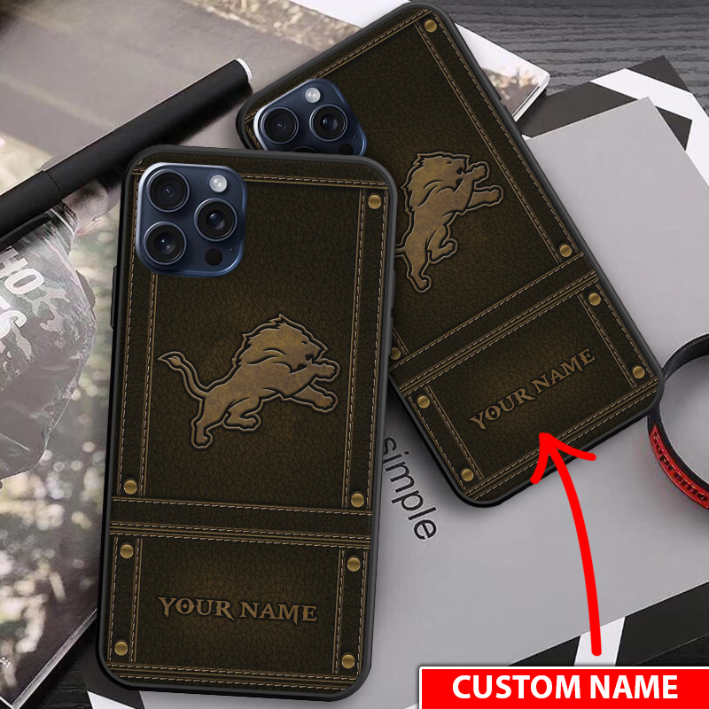Detroit Lions Personalized Phone Case