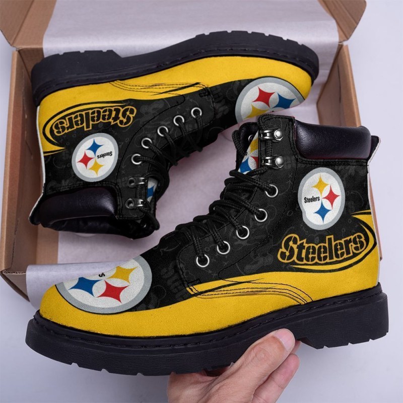 Pittsburgh Steelers TBLCL Boots Side View