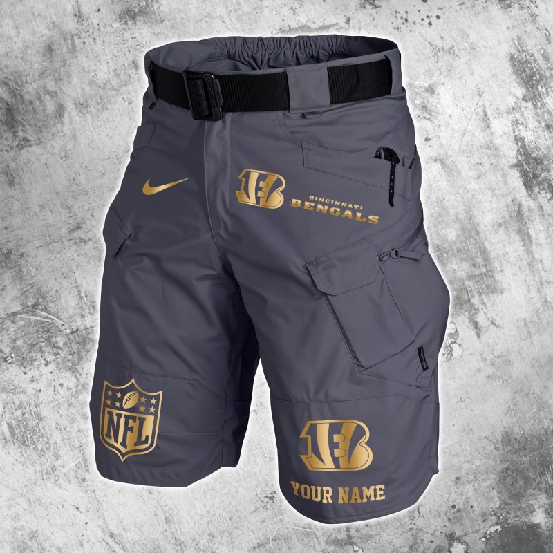 Cincinnati Bengals Limited Edition Gray Shorts