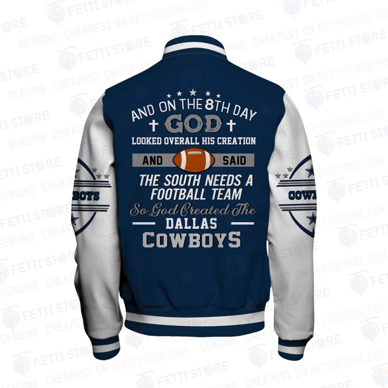 Dallas Cowboys Unisex Varsity Jacket - Perfect for Game Day!