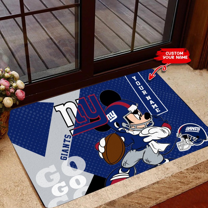 New York Giants Personalized Doormat