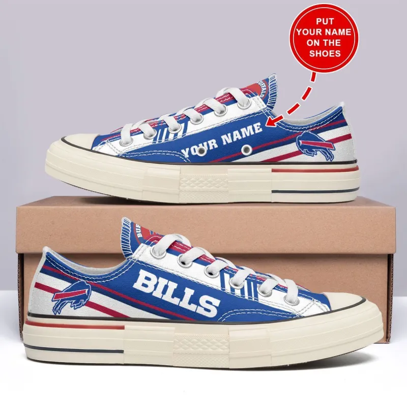 Buffalo Bills Canvas Shoes Side View