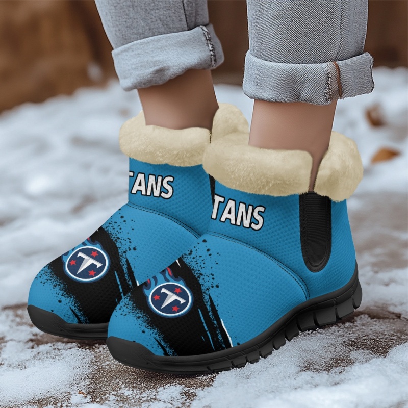 Tennessee Titans Comfy Winter Snow Boots Image 3