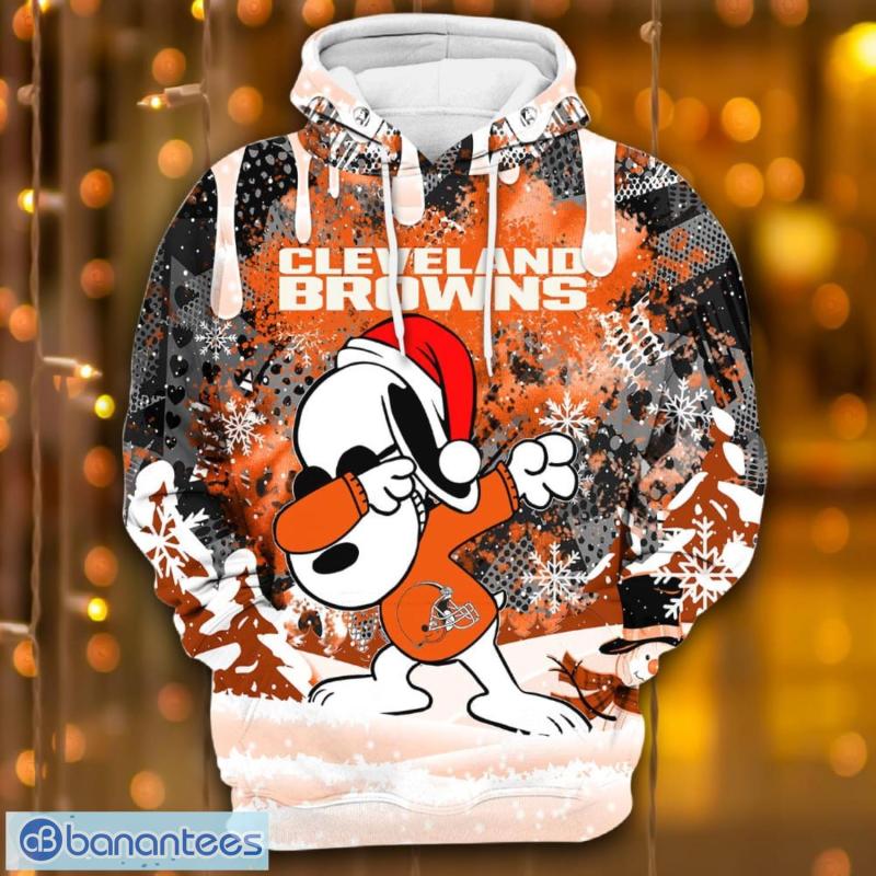 Cleveland Browns Snoopy Dabbing Holiday Hoodie