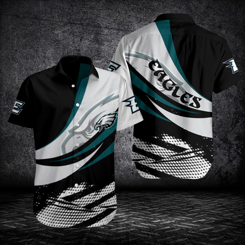 Sizing Chart for Philadelphia Eagles Button Shirts