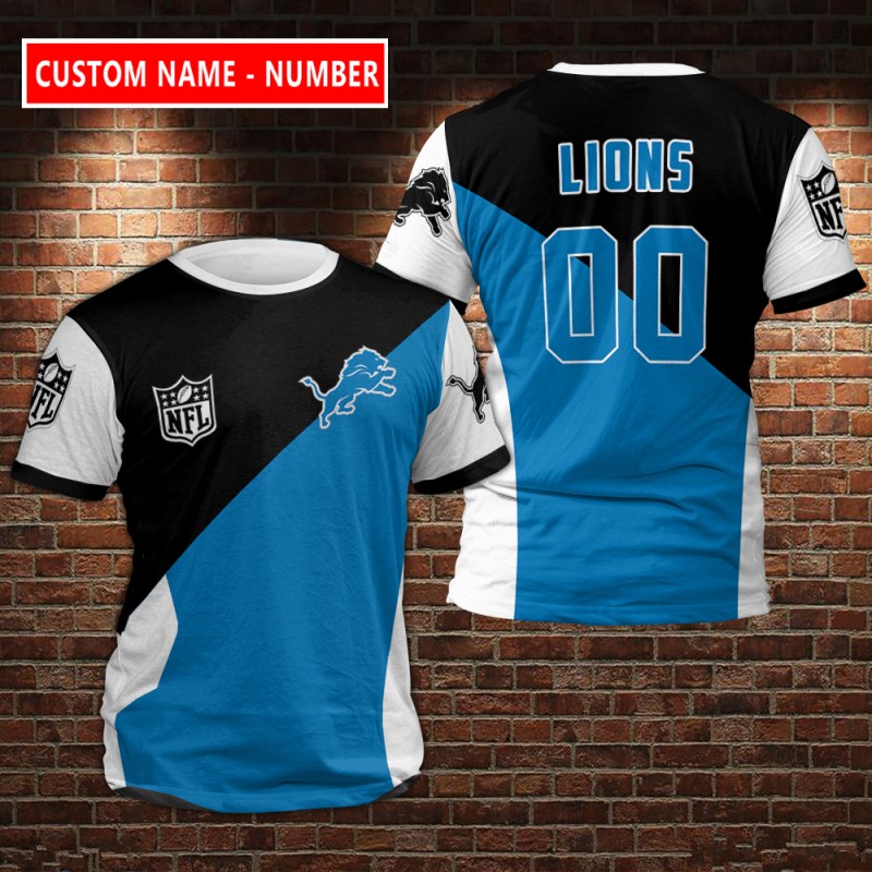 Detroit Lions Personalized T-Shirt