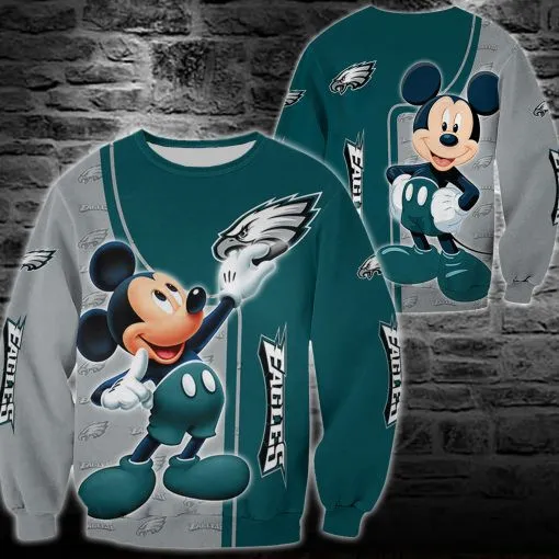 Philadelphia Eagles Mickey Sweater Detail