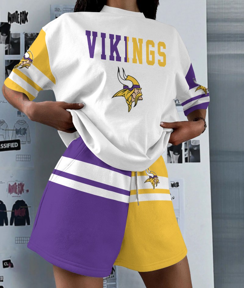 Minnesota Vikings Limited Edition Top And Shorts Two-Piece Suit