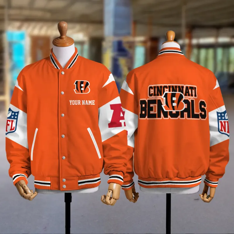 Cincinnati Bengals Varsity Jacket - View 2