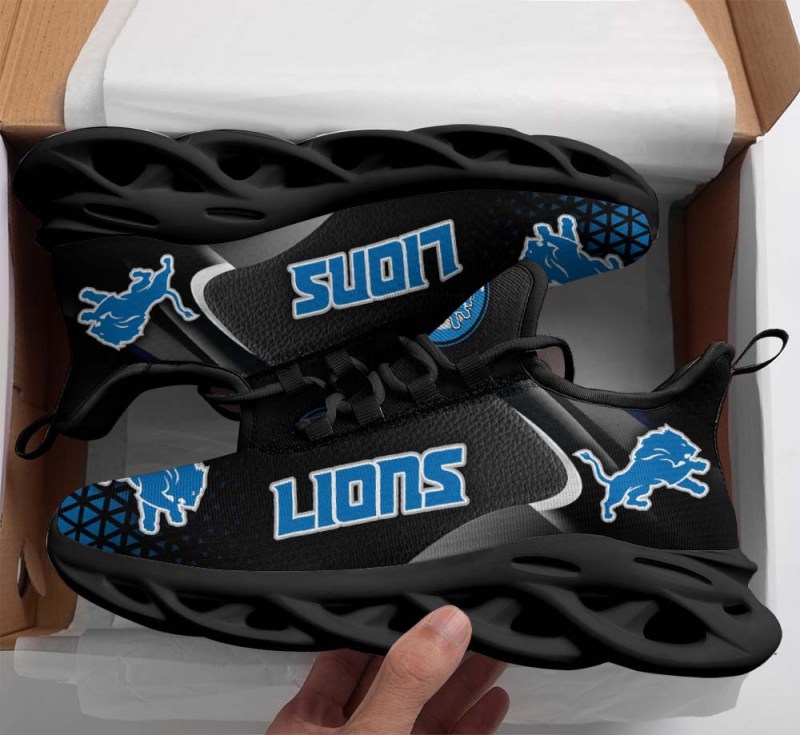 Detroit Lions Yezy Sneakers in Action