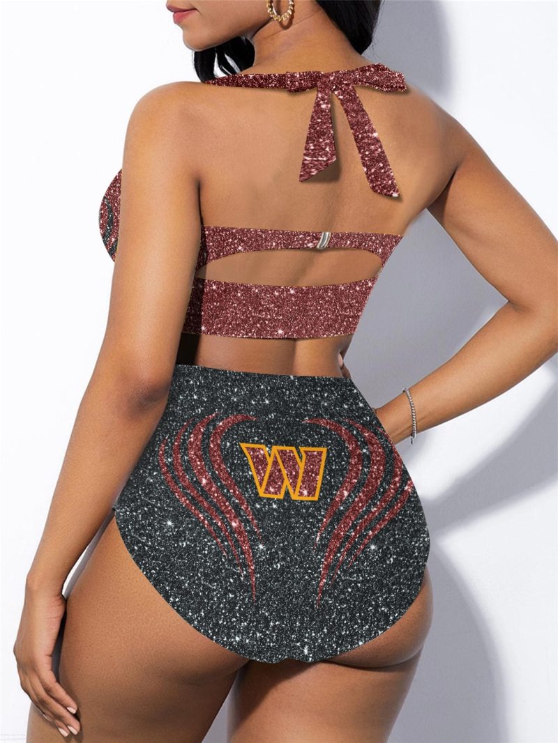 Washington Commanders Swimsuit Side View