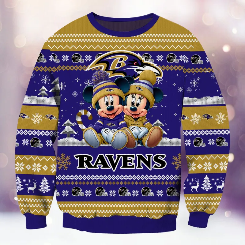 Baltimore Ravens Ugly Christmas Sweater