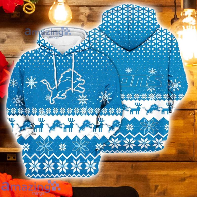 Detroit Lions Christmas Hoodie