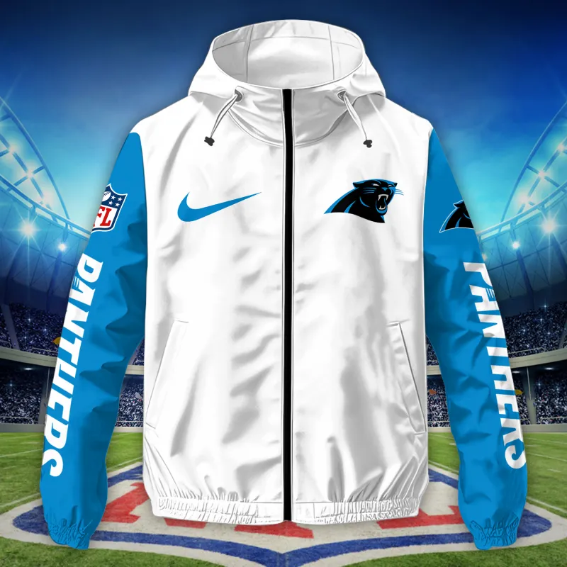 Carolina Panthers Outdoor Jacket - Back View