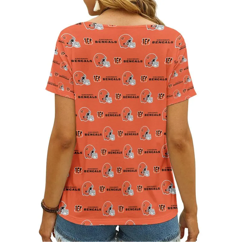 Cincinnati Bengals V-neck Women's T-shirt