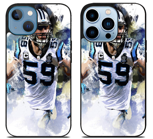 Luke Kuechly Carolina Panthers Phone Case