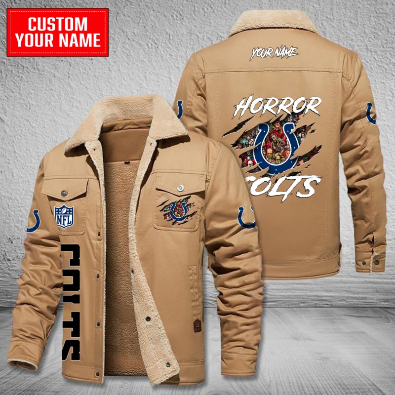 Indianapolis Colts Jacket Coffee