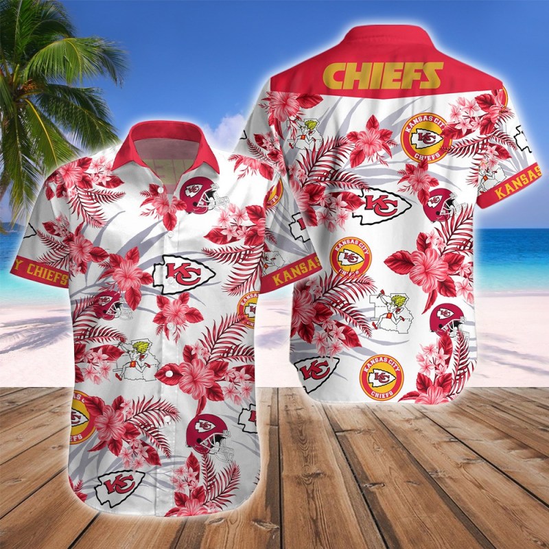 Kansas City Chiefs Button Shirt Sizing Chart