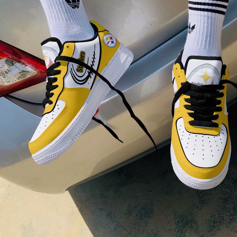 Pittsburgh Steelers AF1 Shoes Detail