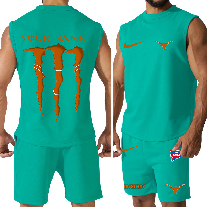 Texas Longhorns Tank Top and Shorts 10