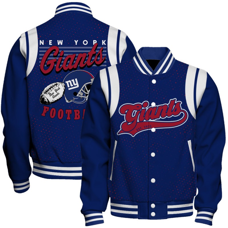 New York Giants Varsity Jacket Front