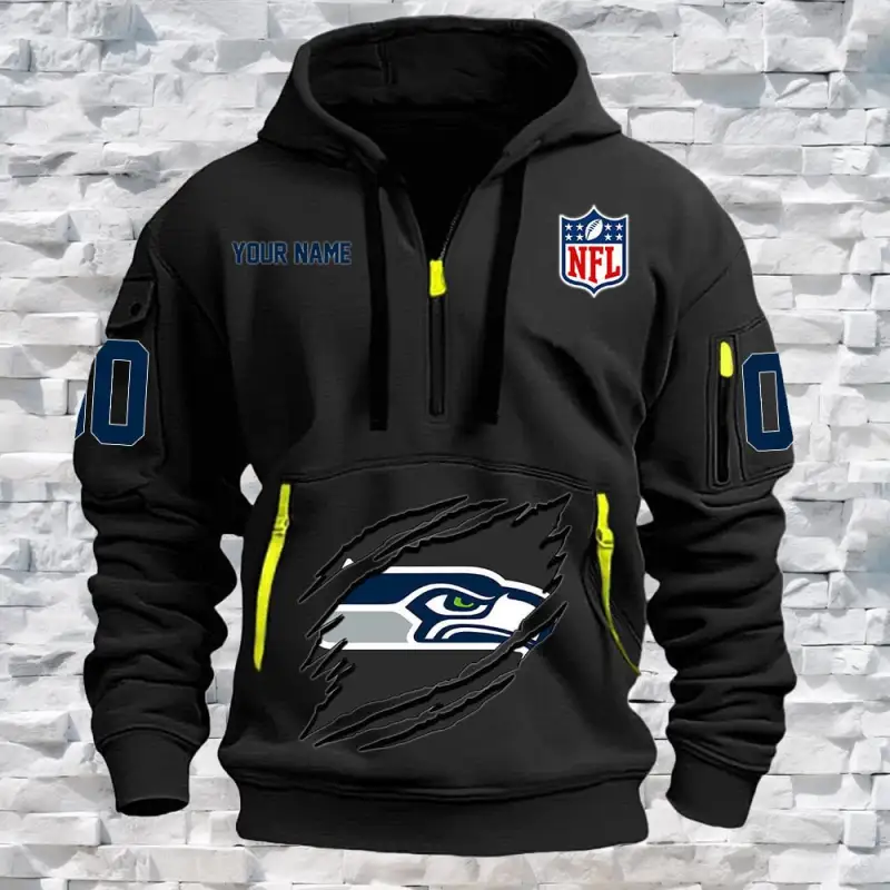 Seattle Seahawks Personalized Hoodie