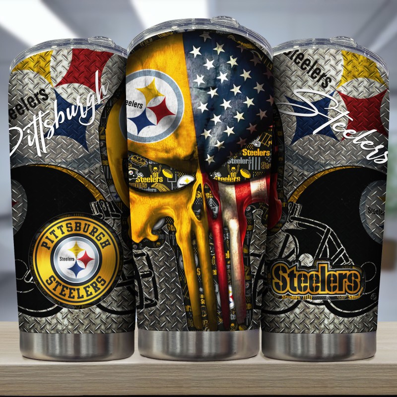 Pittsburgh Steelers Tumbler Side View