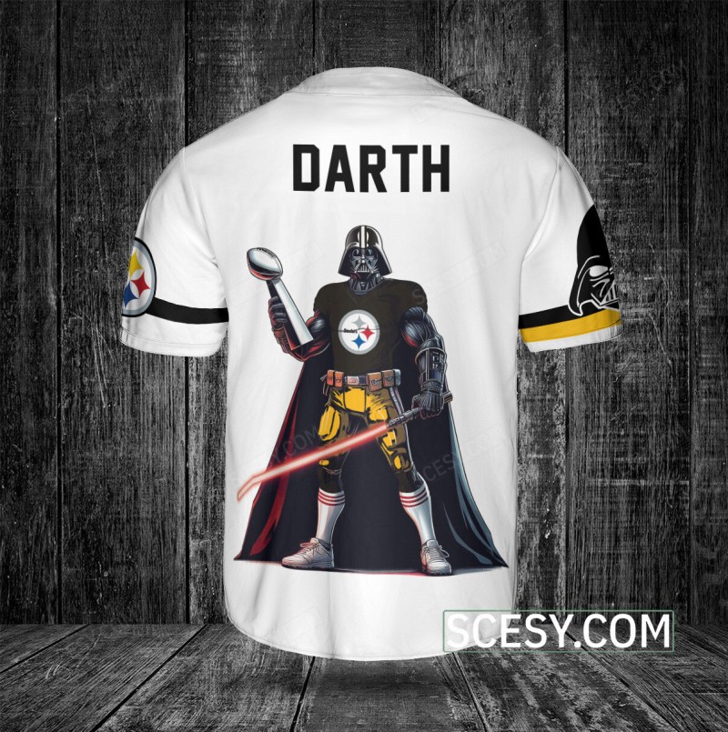 Pittsburgh Steelers Baseball Jersey Image 3