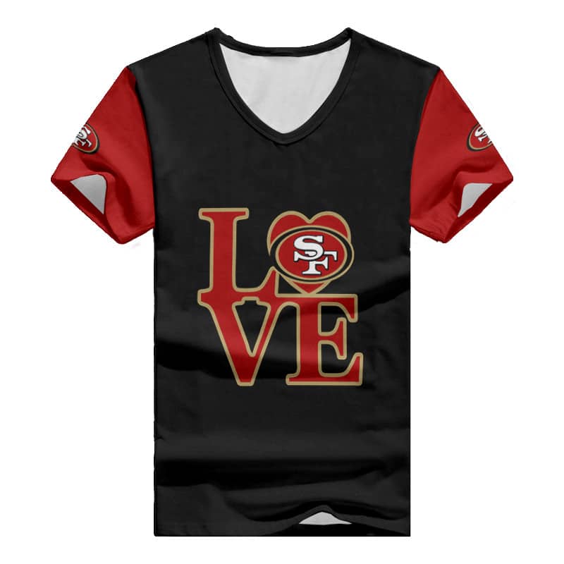 Alternate view of San Francisco 49ers Summer V-neck Women's T-shirt