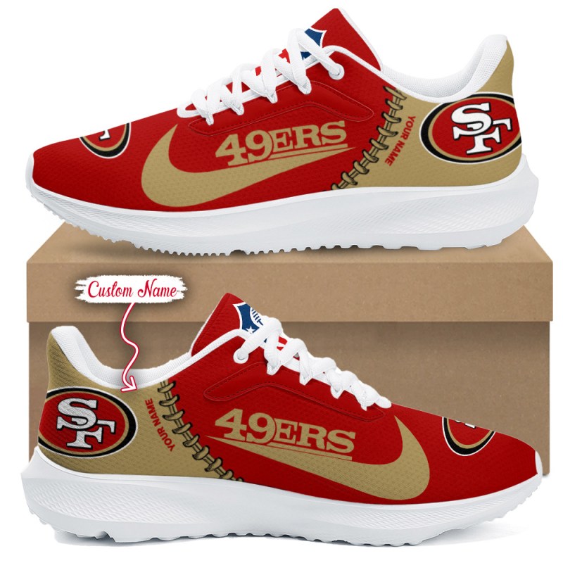 San Francisco 49ers Lightweight Patch Decor Running Shoes