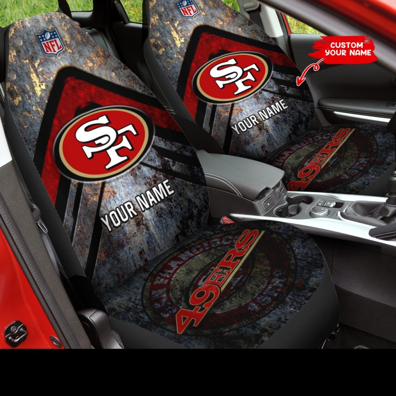 San Francisco 49ers Personalized Car Seat Cover Main Image