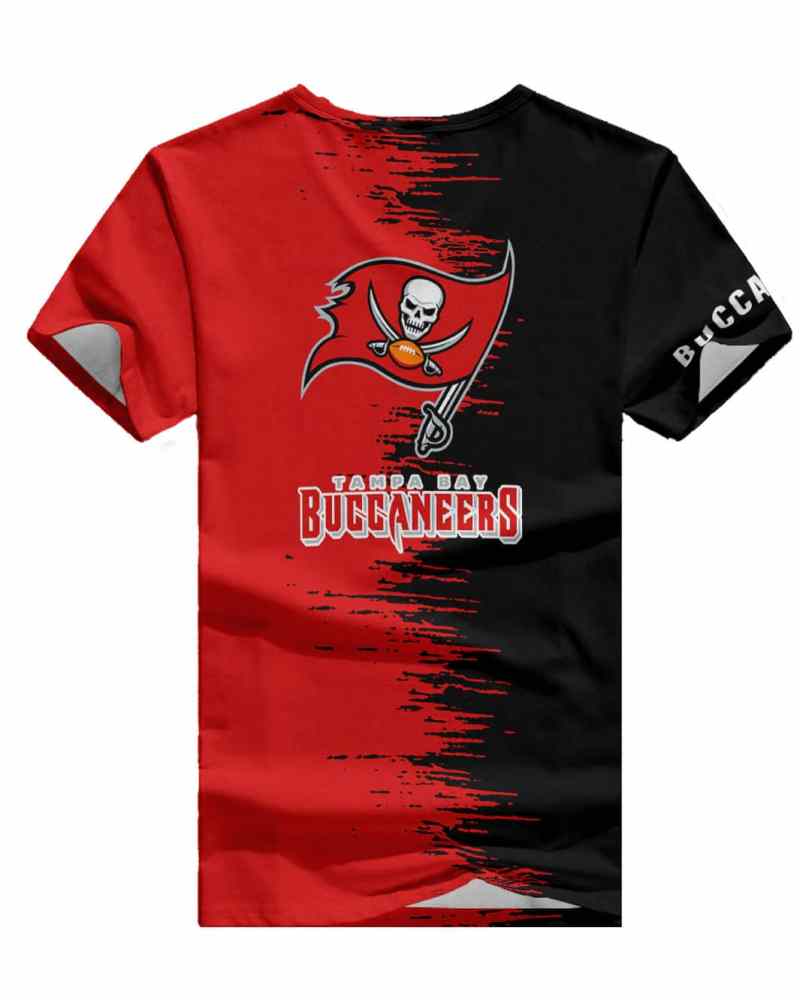 Tampa Bay Buccaneers V-Neck Women's T-Shirt Close Up