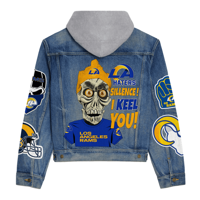 Los Angeles Rams Denim Jacket - Back Design