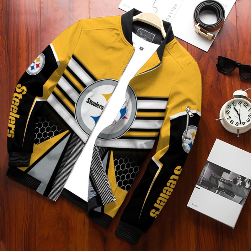 Stylish Pittsburgh Steelers Bomber Jacket
