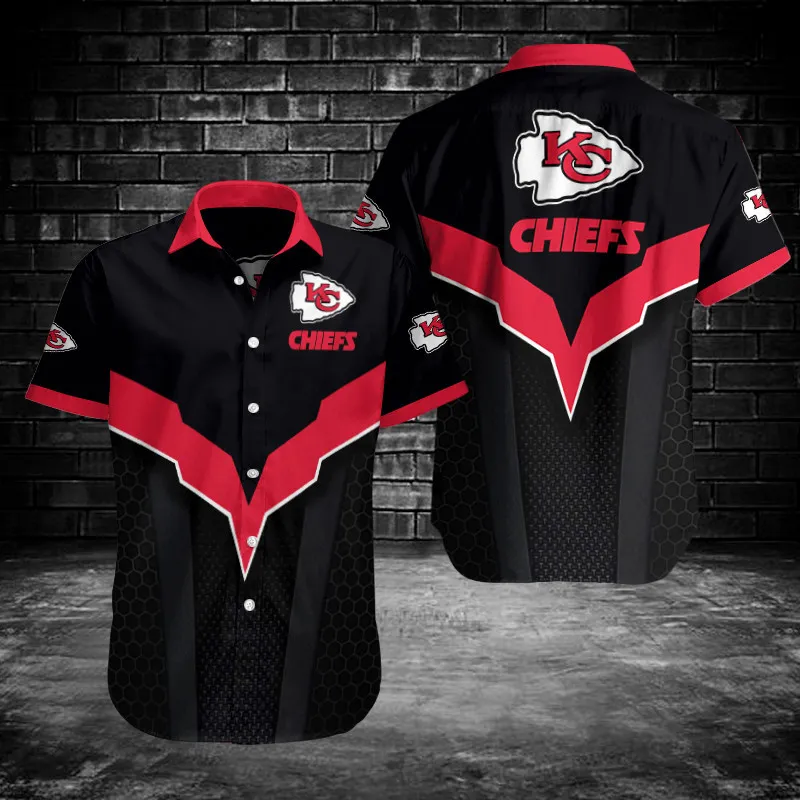 Kansas City Chiefs Button Shirt Sizing Chart
