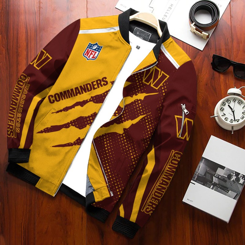 Washington Commanders Personalized Bomber Jacket Image 2