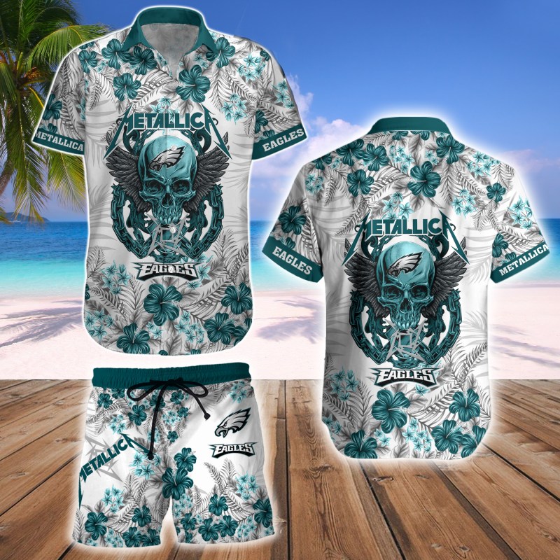 Philadelphia Eagles Hawaii Shirt and Shorts