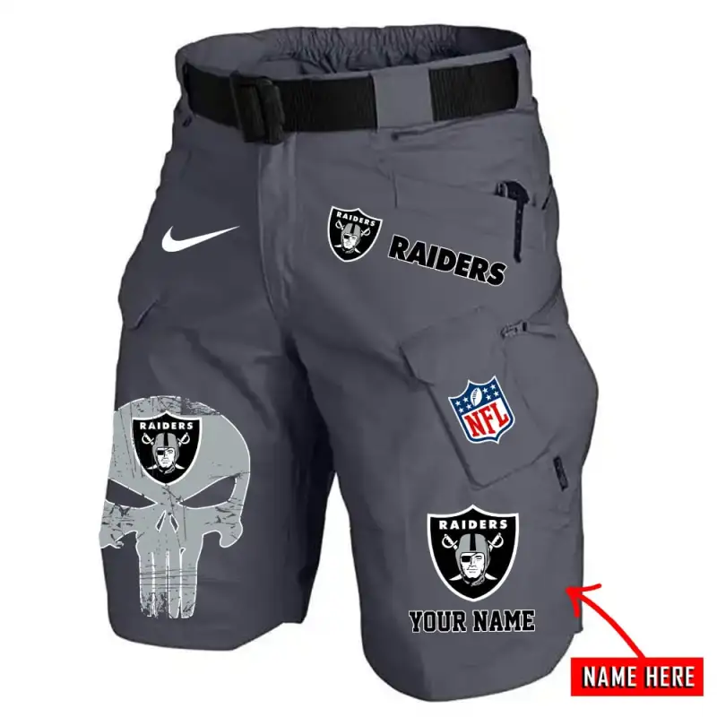 Las Vegas Raiders Shorts in Different Color Options