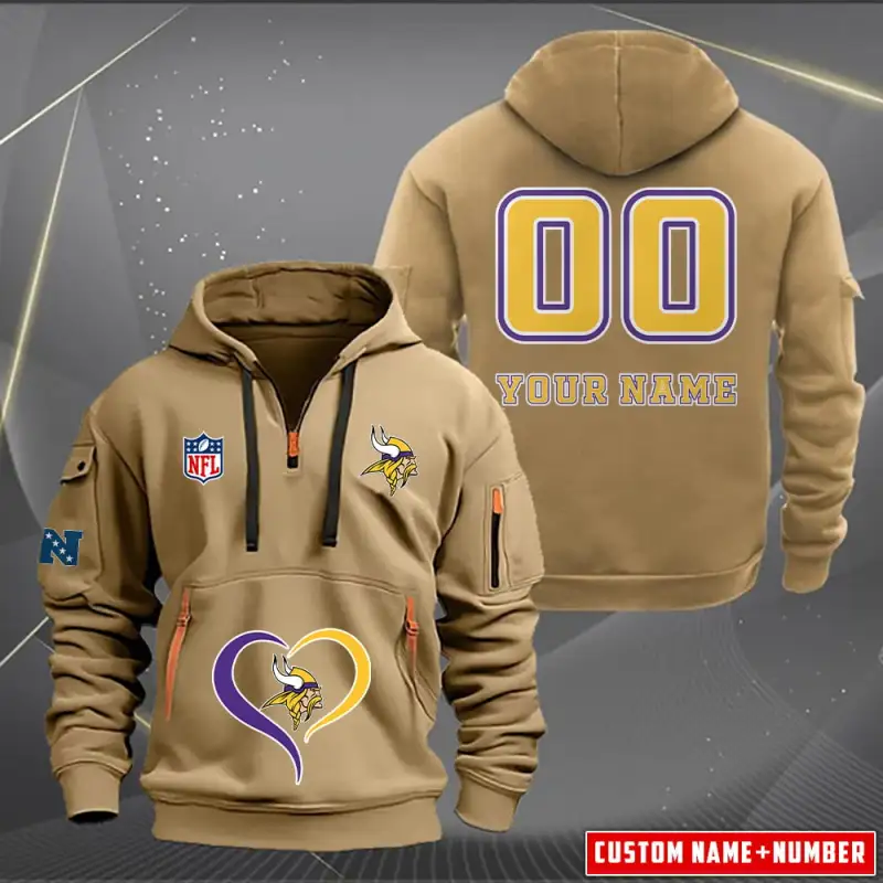 Minnesota Vikings Hoodie Back View