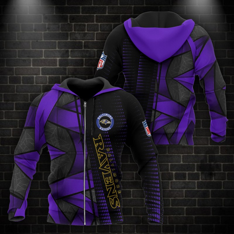 Baltimore Ravens Hoodie Back View